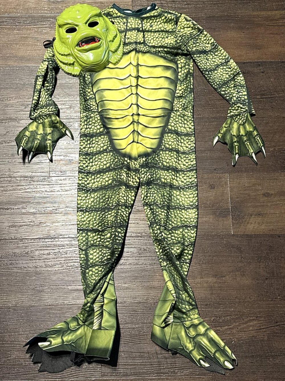 Creature from the Black Lagoon Costume Kids S 6-8 Universal Monsters Halloween